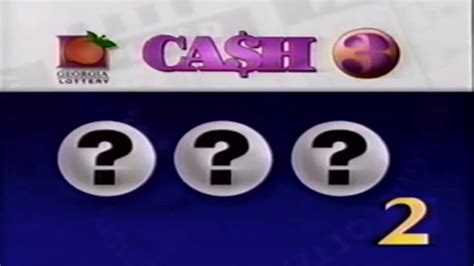 Cash 3 Evening. . Georgia evening lottery